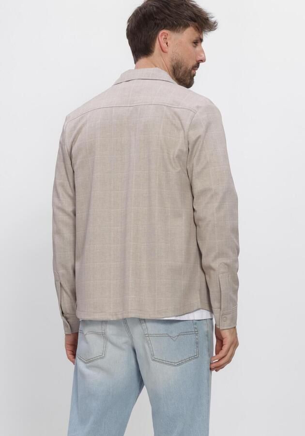 BLUE INDUSTRY Heren Overshirts Overshirt Stretch Beige - Foto 2