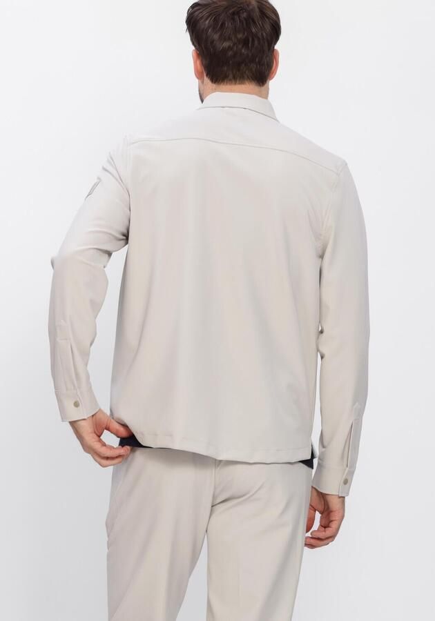BLUE INDUSTRY Heren Overshirts Shirtjacket Beige - Foto 2