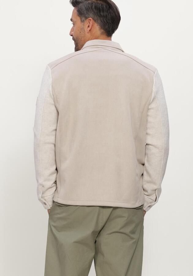 BLUE INDUSTRY Heren Overshirts Shirtjacket Beige - Foto 2