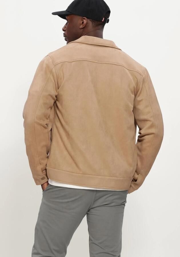 BLUE INDUSTRY Heren Overshirts Shirtjacket Camel - Foto 3