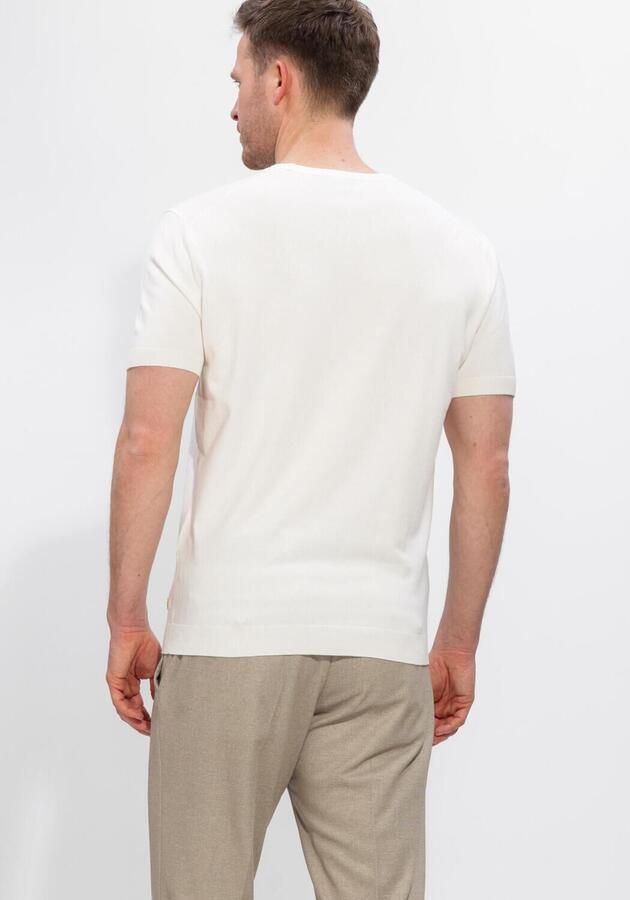 BLUE INDUSTRY Heren Polo's & T-shirts Gebroken Wit - Foto 2
