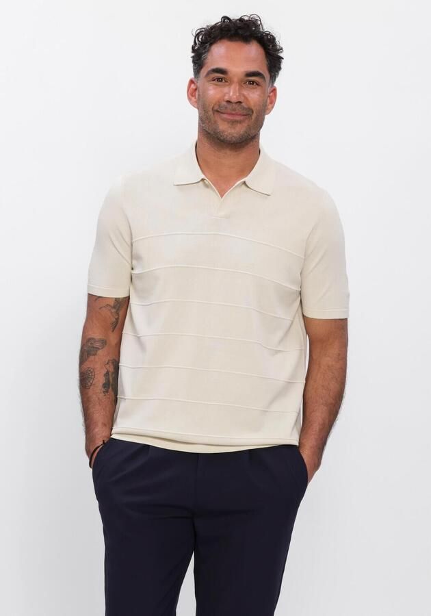 BLUE INDUSTRY Heren Polo's & T-shirts Polo Beige