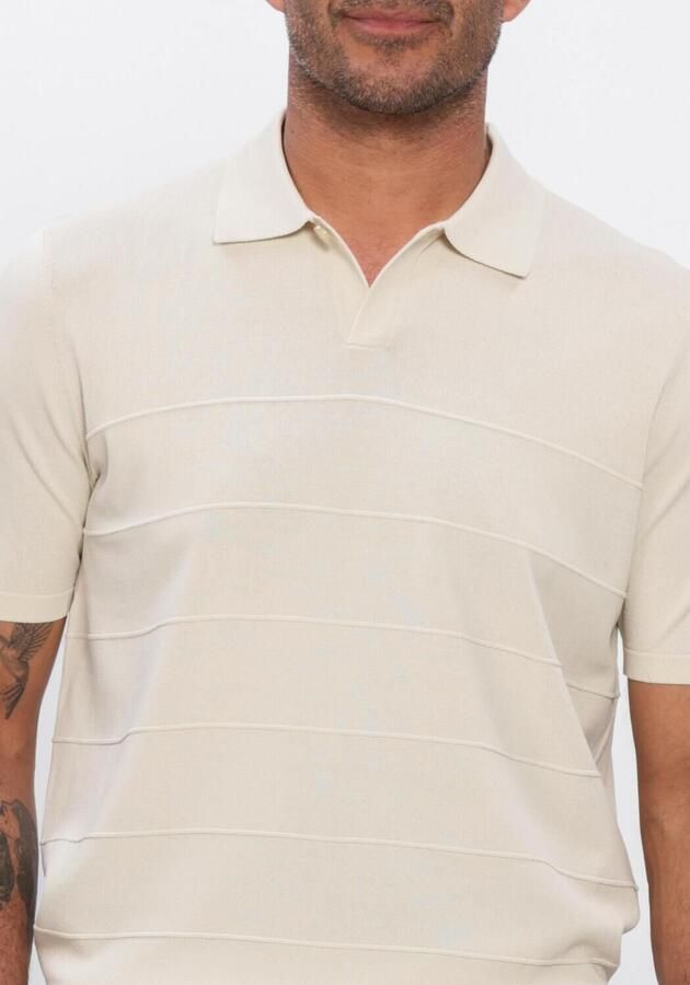 BLUE INDUSTRY Heren Polo's & T-shirts Polo Beige - Foto 3