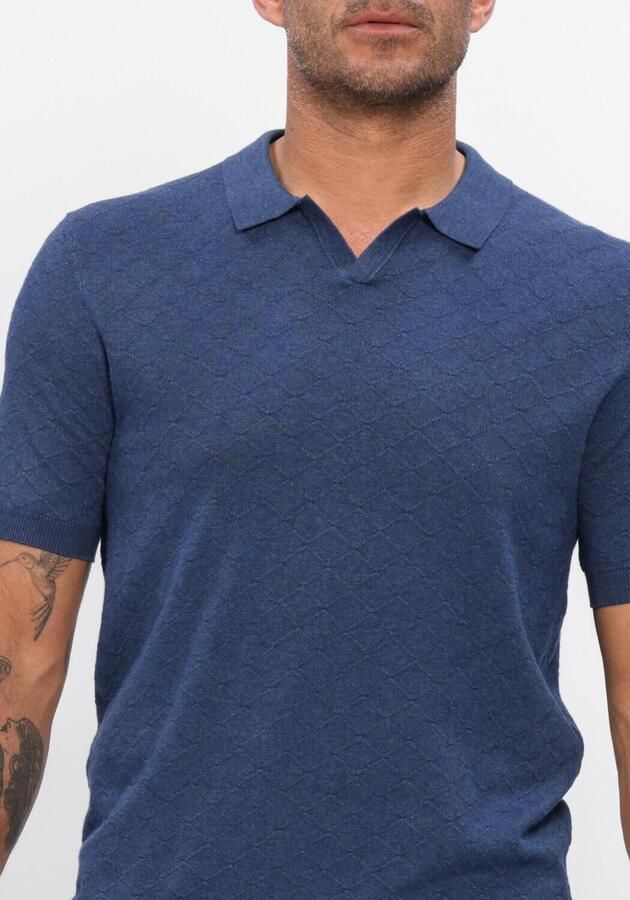 BLUE INDUSTRY Heren Polo's & T-shirts Polo Blauw - Foto 3
