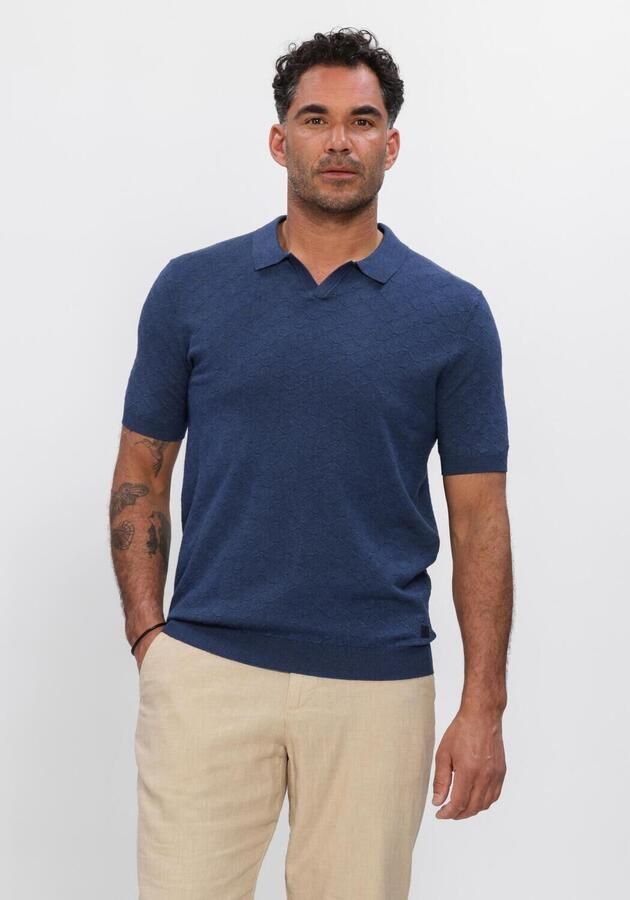 BLUE INDUSTRY Heren Polo's & T-shirts Polo Blauw