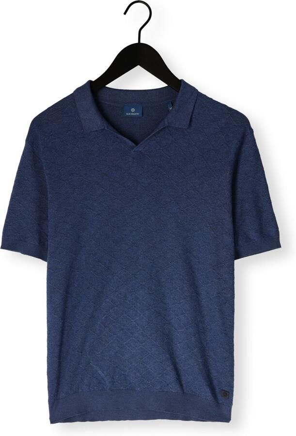 BLUE INDUSTRY Heren Polo's & T-shirts Polo Blauw - Foto 4