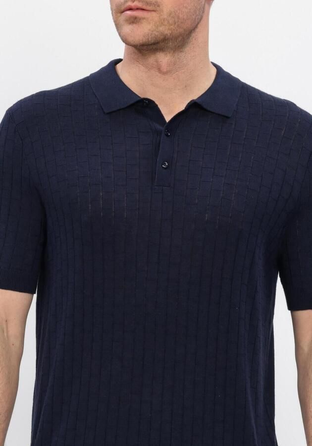 BLUE INDUSTRY Heren Polo's & T-shirts Polo Donkerblauw - Foto 3