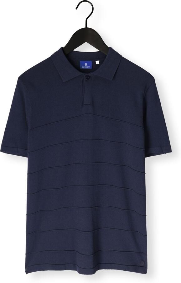 BLUE INDUSTRY Heren Polo's & T-shirts Polo Donkerblauw - Foto 4