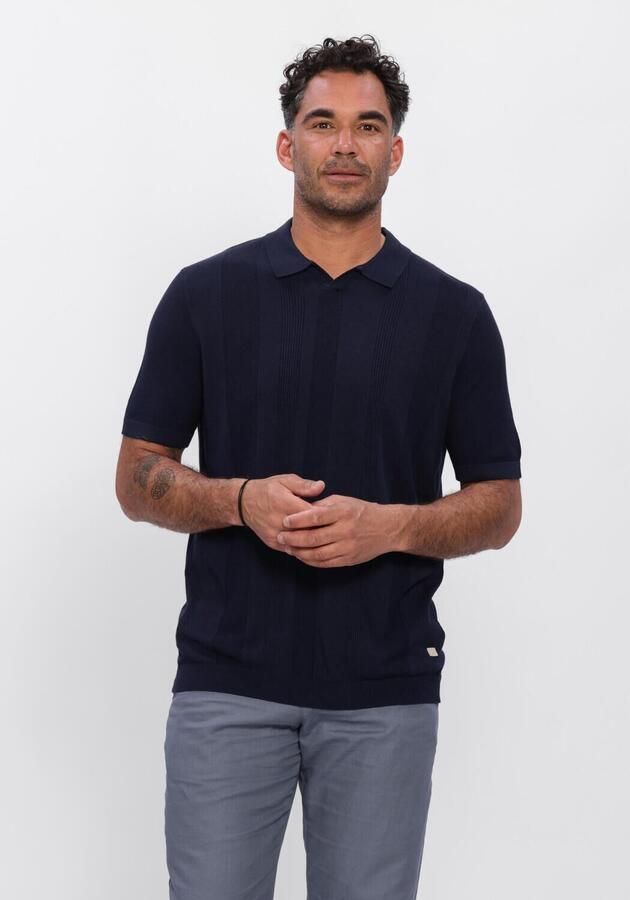 BLUE INDUSTRY Heren Polo's & T-shirts Polo Donkerblauw