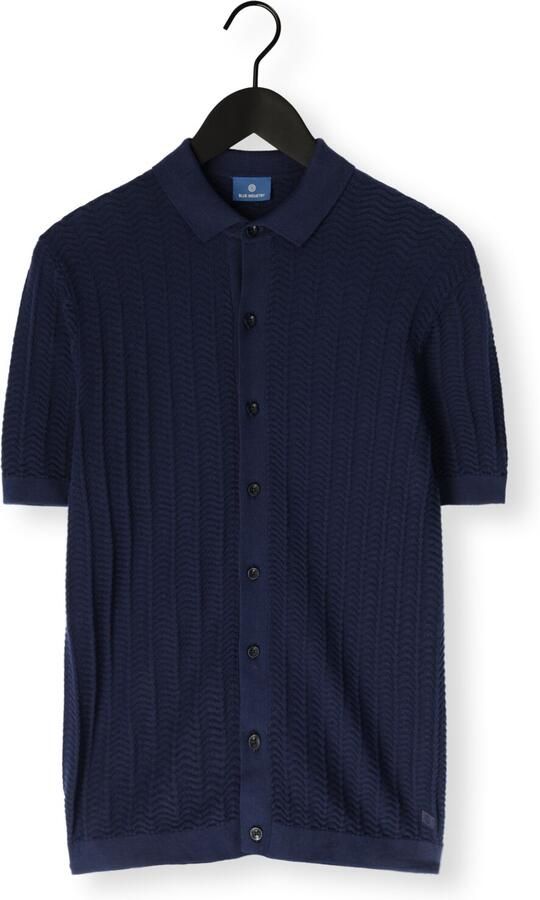 BLUE INDUSTRY Heren Polo's & T-shirts Polo Donkerblauw - Foto 4