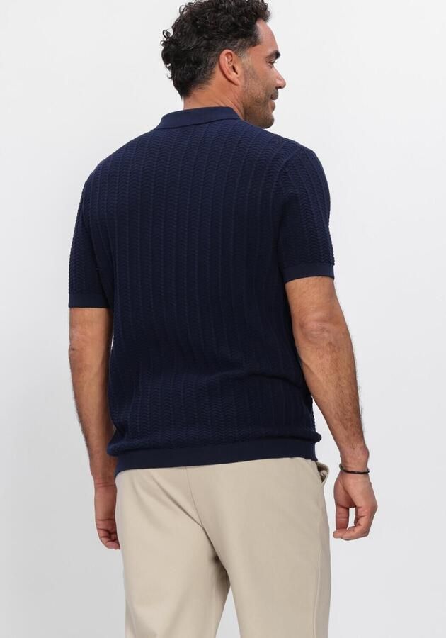 BLUE INDUSTRY Heren Polo's & T-shirts Polo Donkerblauw - Foto 2