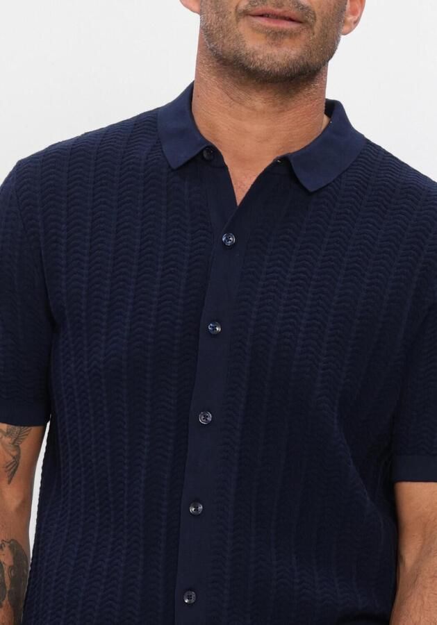 BLUE INDUSTRY Heren Polo's & T-shirts Polo Donkerblauw - Foto 3