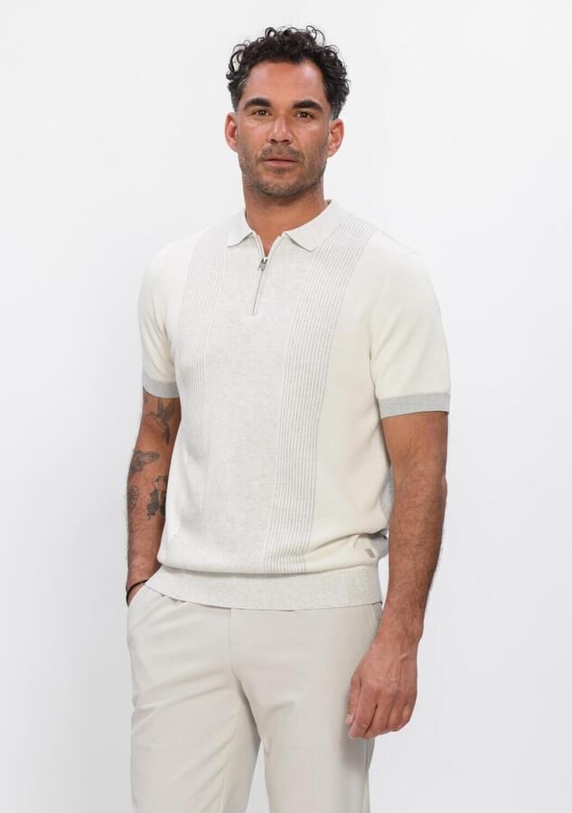BLUE INDUSTRY Heren Polo's & T-shirts Polo Ecru