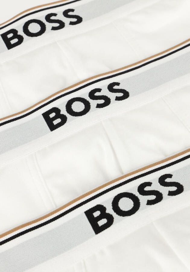 BOSS Lange boxershort BRIEF 3 PACK met in kleur bijpassende weefband (3 stuks) - Foto 1
