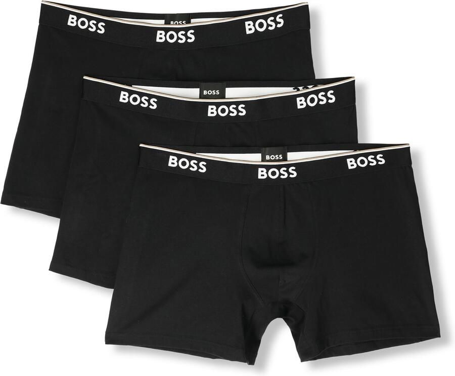 BOSS Lange boxershort BRIEF 3 PACK met in kleur bijpassende weefband (3 stuks) - Foto 4