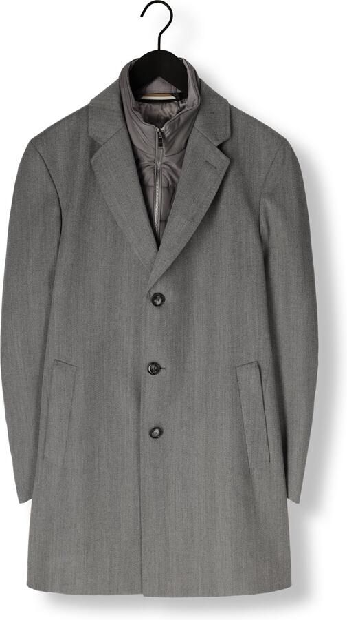 BOSS BLACK Heren Jassen Hyde-bib-254 Grijs - Foto 3