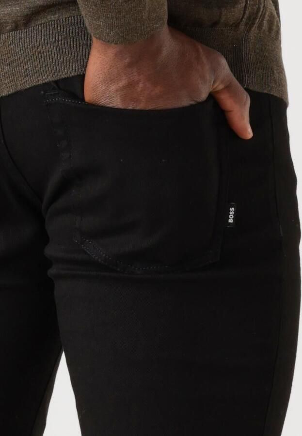 Boss Black Slim Fit Zwarte Denim Jeans Black Heren - Foto 4