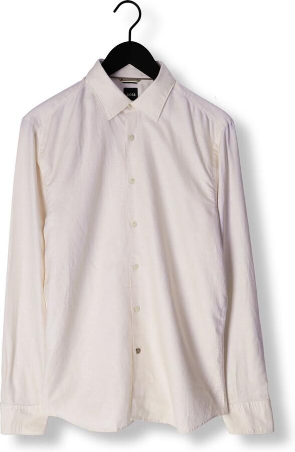 Boss Black Heren Beige Overhemd C-hal-kent-c1-223 Beige Heren - Foto 3