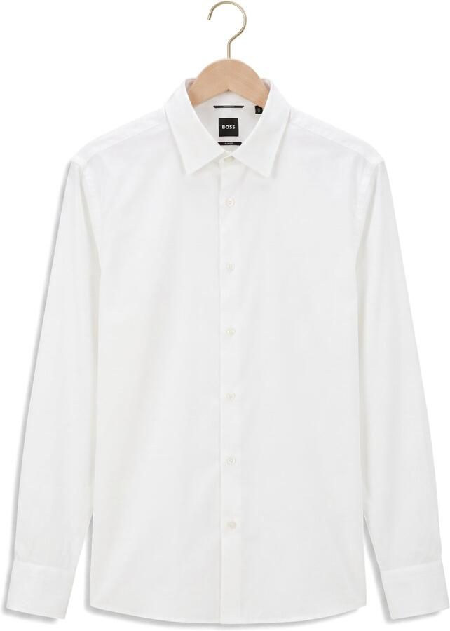 Boss Slim fit zakelijk overhemd van fijn twill met stretch - Foto 2