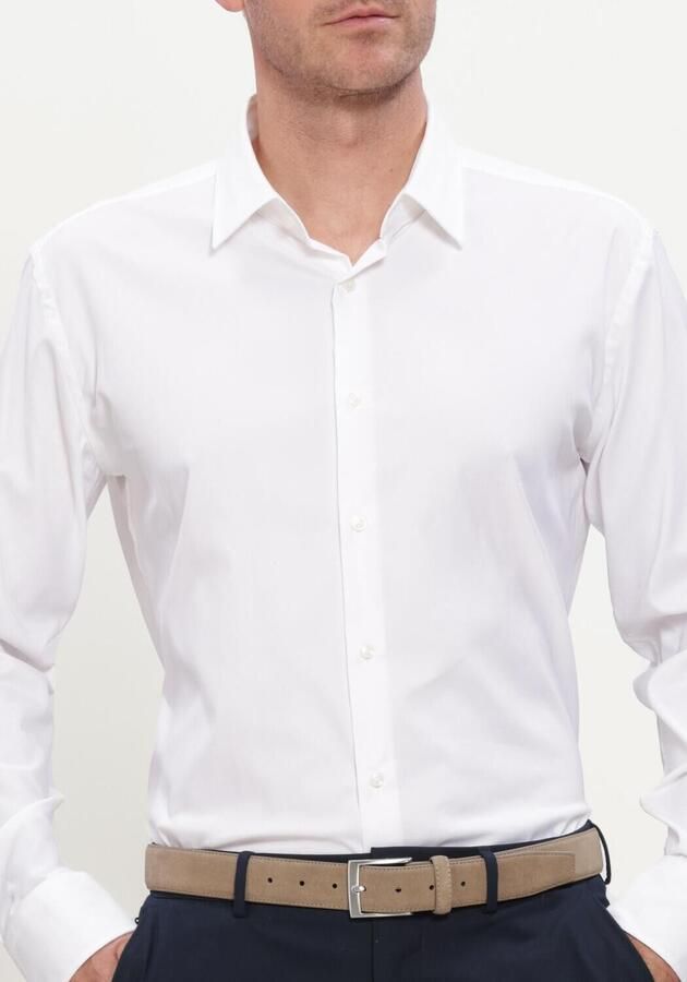 Boss Slim fit zakelijk overhemd van fijn twill met stretch - Foto 4