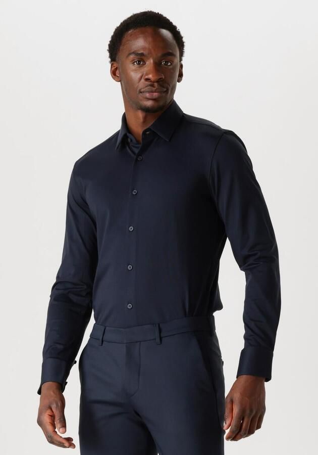 BOSS BLACK Heren Overhemden P-hank-s-kent-c1-222 Donkerblauw - Foto 4