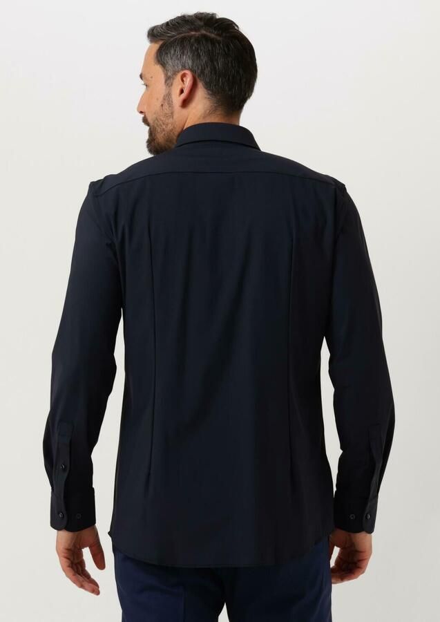 Hugo Boss Herenblouse van blauwe viscose Performance collectie Blue Heren