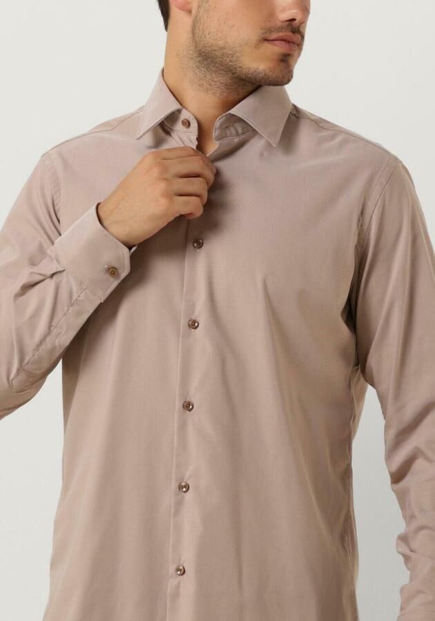 Boss Black Klassiek Beige Overhemd voor elke gelegenheid Beige Heren - Foto 2