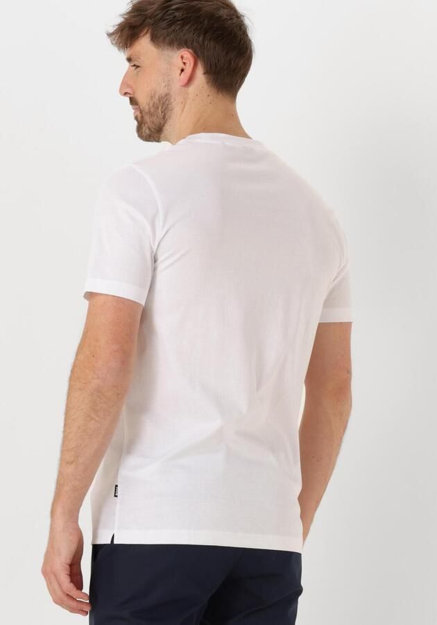 Boss Heren T-Shirt Lente Zomer Collectie 100% Katoen White Heren