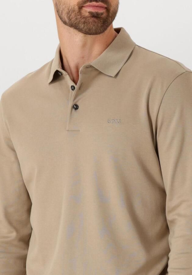 BOSS BLACK Heren Polo's & T-shirts Pado 30 Beige - Foto 2