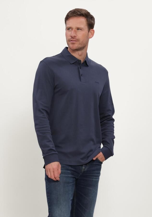 BOSS BLACK Heren Polo's & T-shirts Pado 30 Blauw