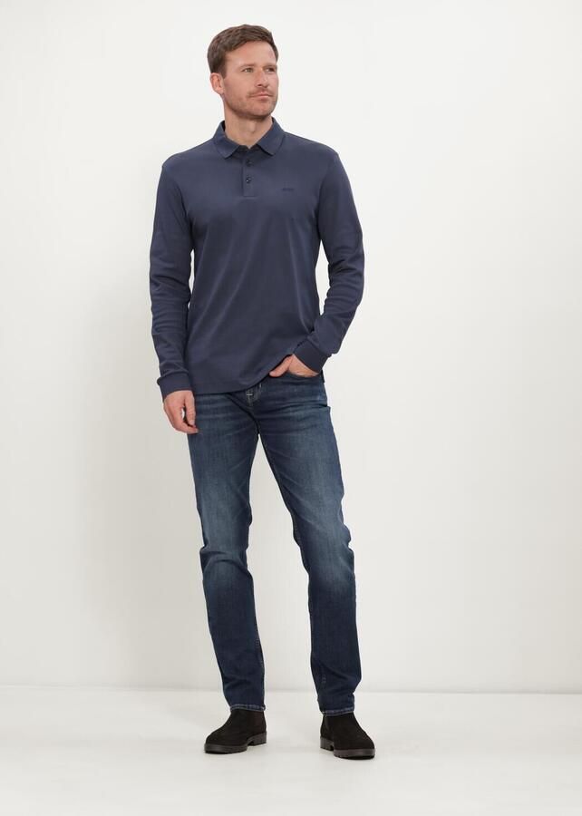 BOSS BLACK Heren Polo's & T-shirts Pado 30 Blauw - Foto 2