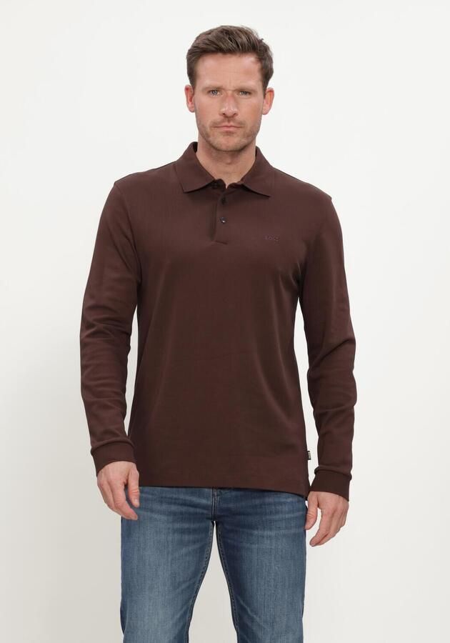 BOSS BLACK Heren Polo's & T-shirts Pado 30 Bruin
