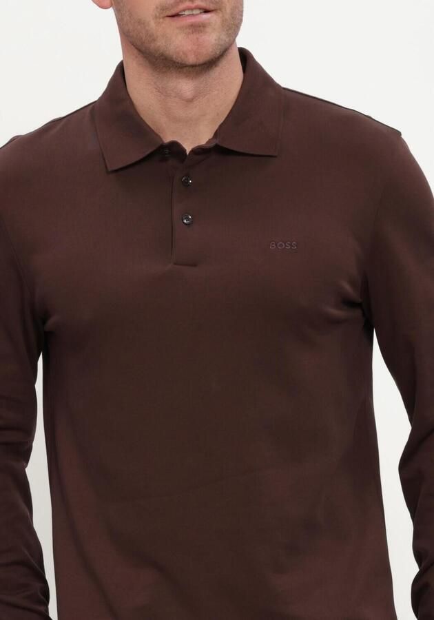 BOSS BLACK Heren Polo's & T-shirts Pado 30 Bruin - Foto 3
