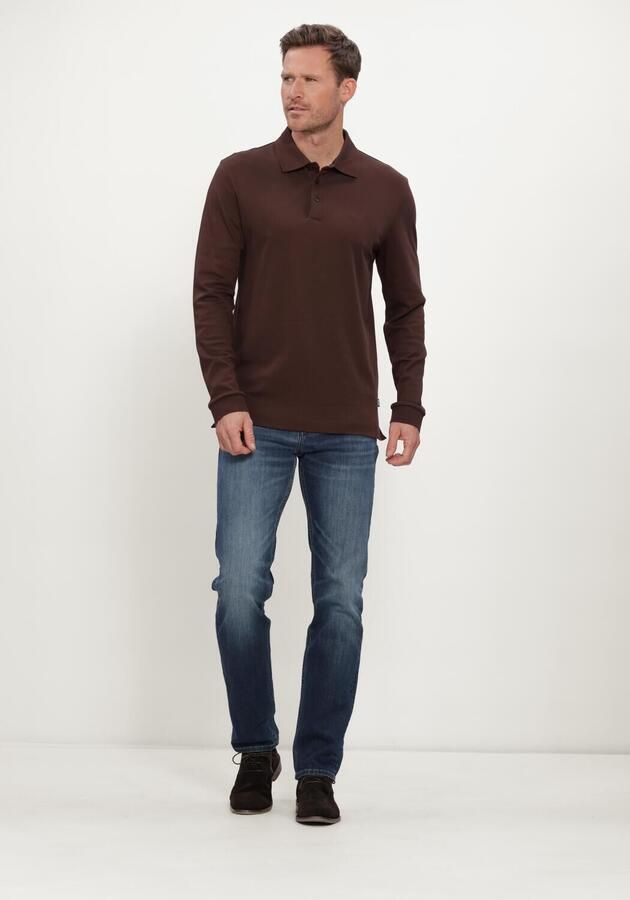 BOSS BLACK Heren Polo's & T-shirts Pado 30 Bruin - Foto 4