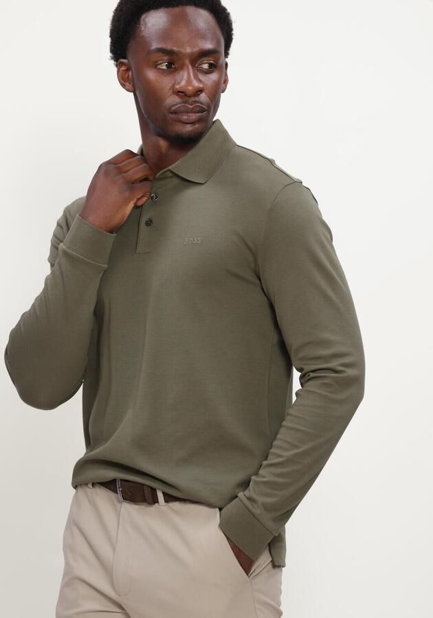 BOSS BLACK Heren Polo's & T-shirts Pado 30 Groen - Foto 4