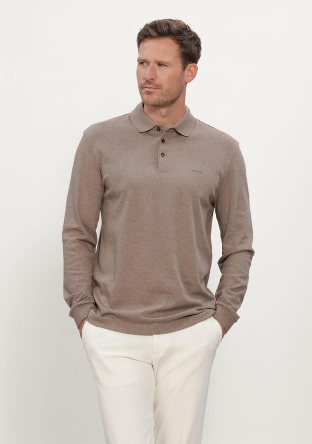 BOSS BLACK Heren Polo's & T-shirts Pado 30 Taupe