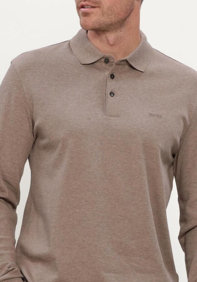 BOSS BLACK Heren Polo's & T-shirts Pado 30 Taupe - Foto 3