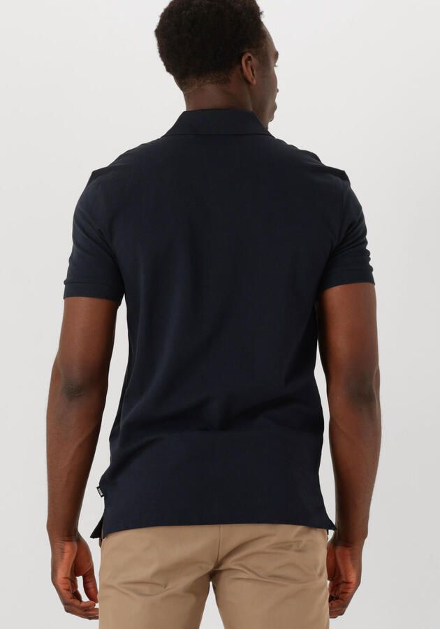 Hugo Boss Donkerblauwe Polo Met Korte Mouwen Blue Heren