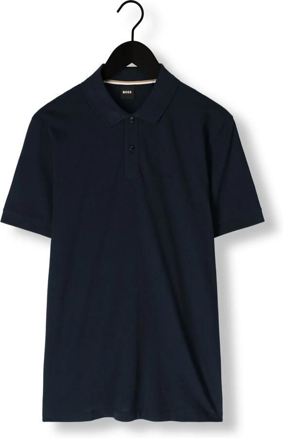 Hugo Boss Donkerblauwe Polo Met Korte Mouwen Blue Heren - Foto 5