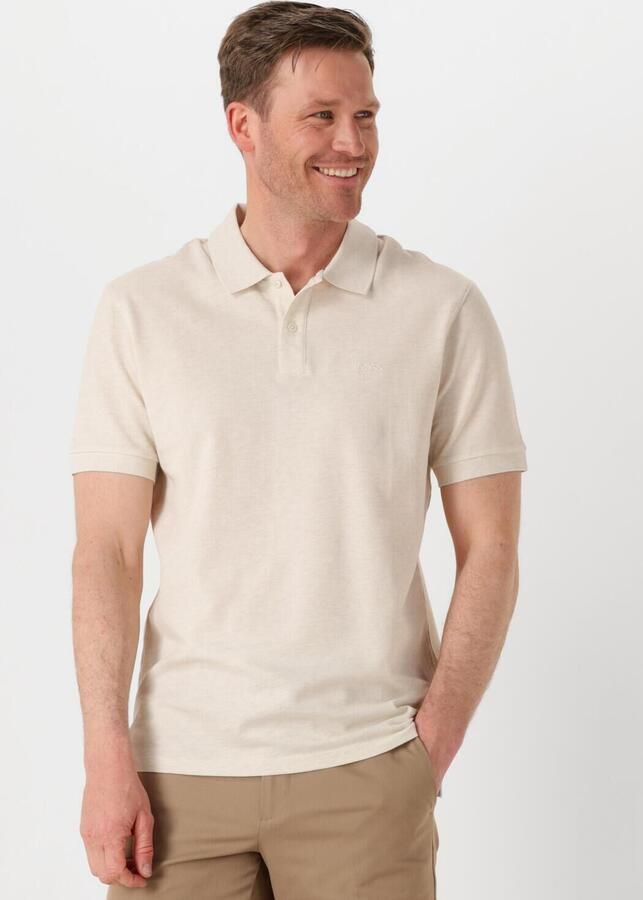 Boss Slim fit poloshirt met labelstitching model 'PALLAS' - Foto 4