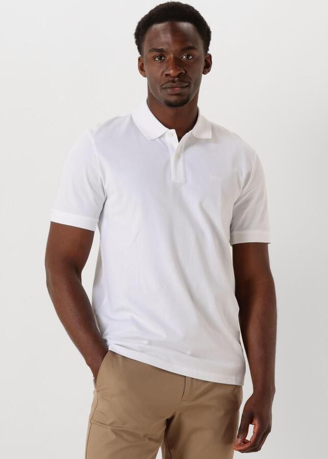 Hugo Boss Witte Pallas Pique Sportieve Poloshirt White Heren - Foto 5