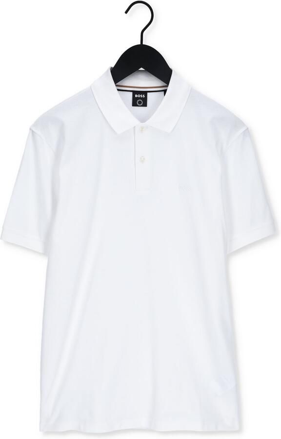 Hugo Boss Witte Pallas Pique Sportieve Poloshirt White Heren - Foto 4