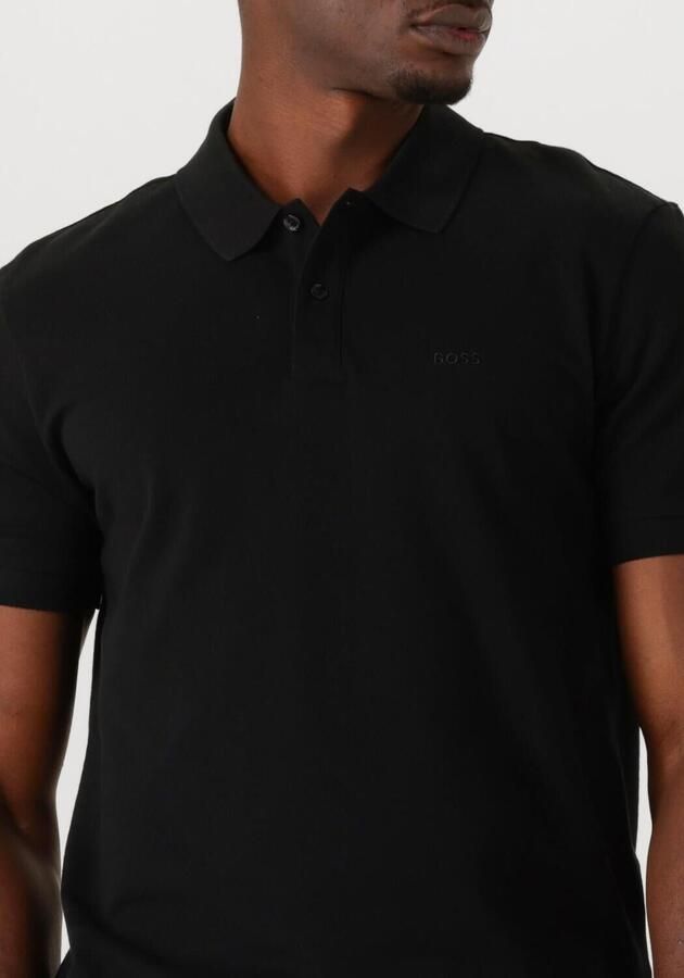 Hugo Boss Biologisch Logo Polo Shirt Black Heren - Foto 3