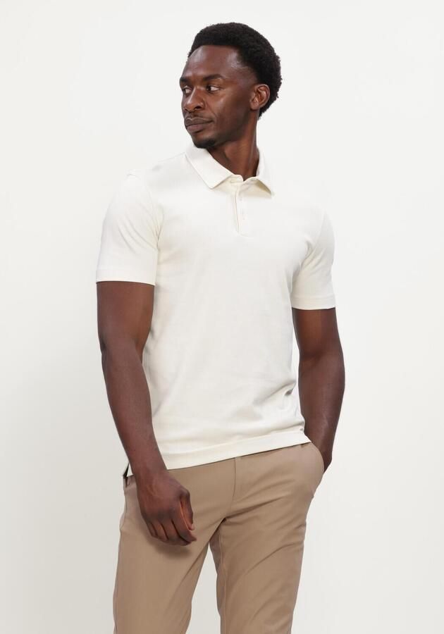 BOSS BLACK Heren Polo's & T-shirts Palosh 30 Gebroken Wit