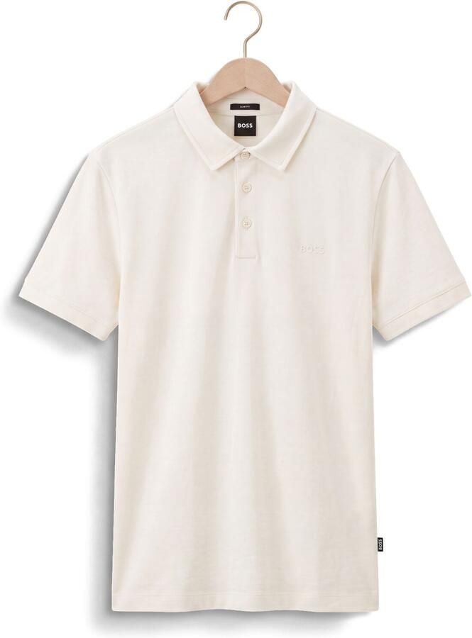 BOSS BLACK Heren Polo's & T-shirts Palosh 30 Gebroken Wit - Foto 2