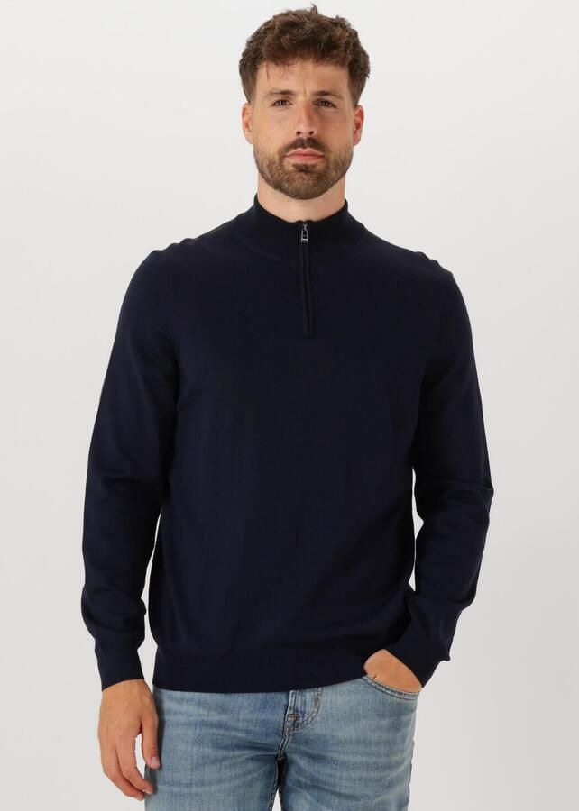 Hugo Boss Blauwe V-hals trui met exclusieve details Blue Heren - Foto 4