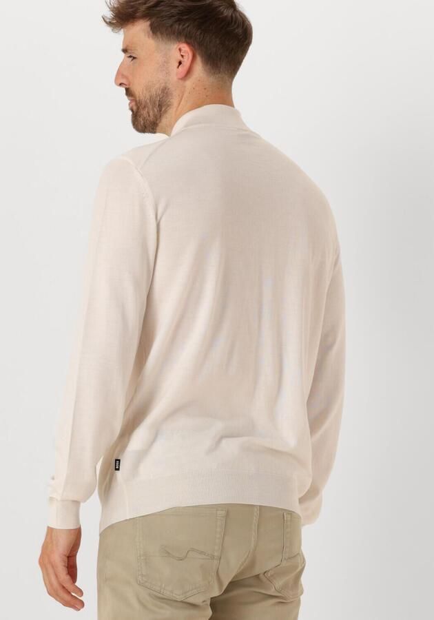 BOSS BLACK Heren Truien & Vesten Ebenji Ecru