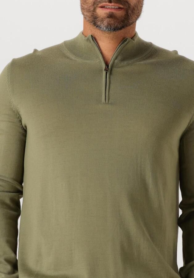 BOSS BLACK Heren Truien & Vesten Ebenji Olijf