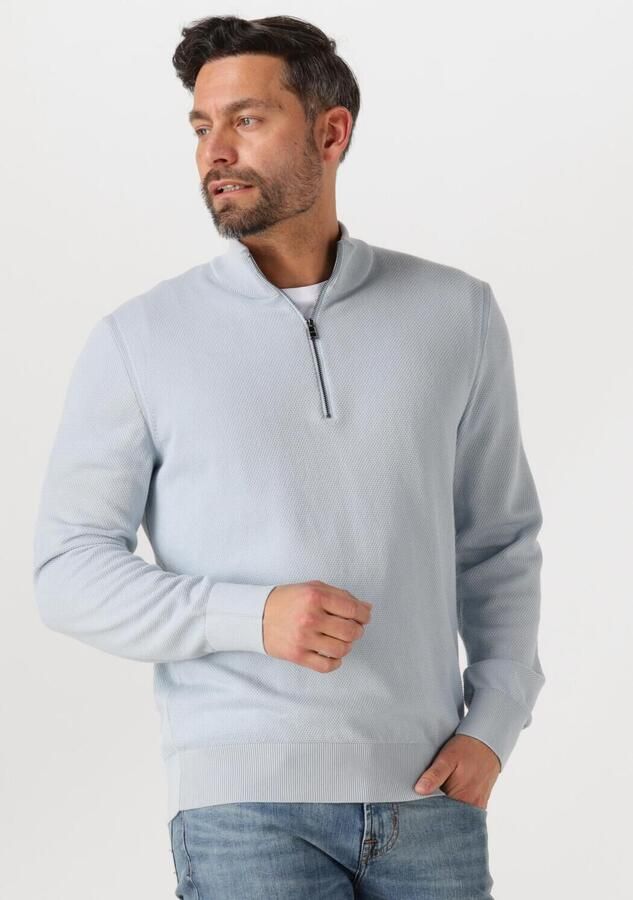 BOSS BLACK Heren Truien & Vesten Ebrando Lichtblauw - Foto 4