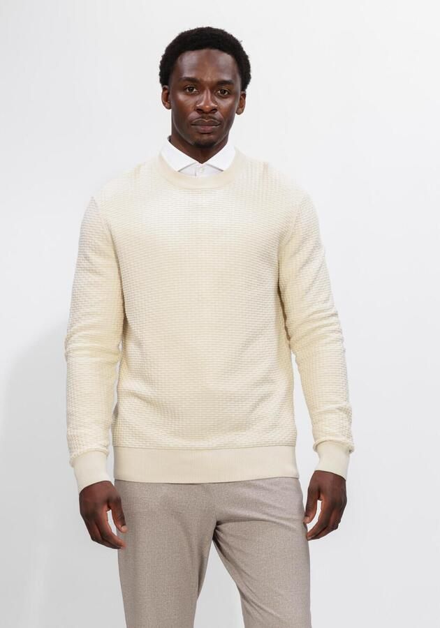 Boss Regular fit gebreide pullover van puur katoen model 'IMBERTO'